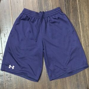Under Armour Blue Athletic Shorts Size Sm/P
